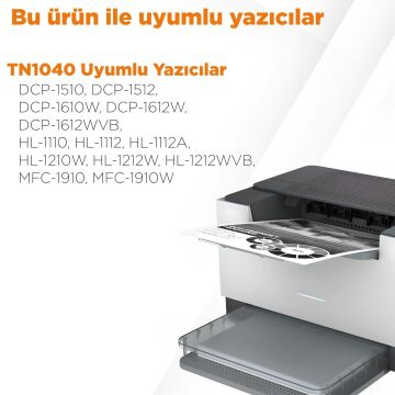 Brother TN-1040 Muadil Toner 10'lu Ekonomik Paket / HL-1211/DCP-1510/HL-1110/MFC-1810/MFC-1910
