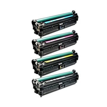 HP 650A / CE270A Muadil Toner Set /  CP5520 / CP5525
