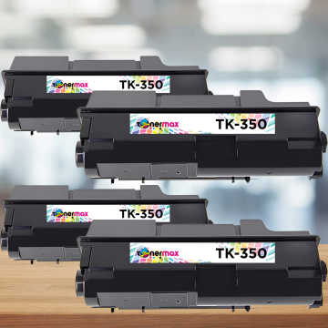 Kyocera Mita TK-350 Muadil Toner 4'lü Paket/ FS3040 / FS3140 / FS3540 / FS3640 / FS3920