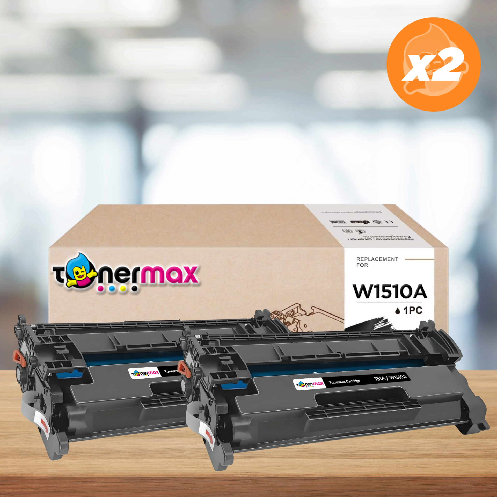 Hp 151A W1510A Muadil Toner Çipli 2'li Avantaj Paket / 4003dn / 4003dw / 4003n / MFP 4103 / 4103fdn