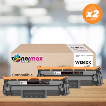 Hp 136X-W1360X Muadil Toner - Çipli 2'li Paket/ M211 / M236 Yüksek Kapasite