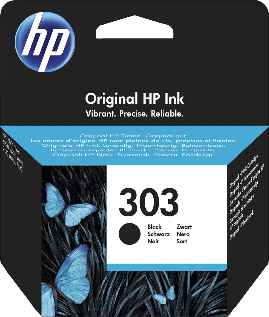 Hp 303 T6N02A / Envy Photo 6230 / 6234 / 7130 / 7134 / 7830 Siyah Kartuş