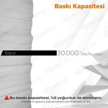 Kyocera TK-8525 Siyah Muadil Toner / TASKalfa 4052ci / 4053ci