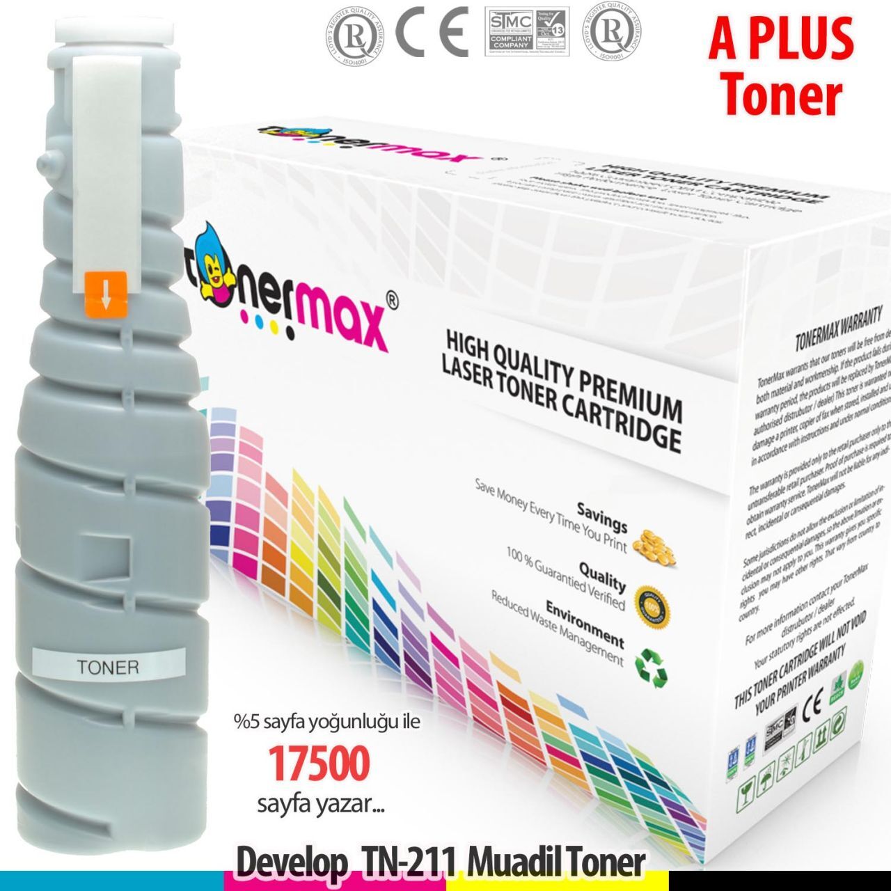 Develop TN-211 / İneo 222 / İneo 250 / İneo 282 A Plus Muadil Toner