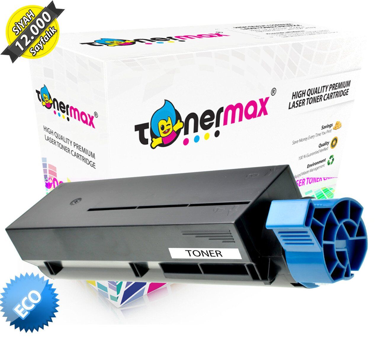 Oki 44917607 / ES4131 / ES4161 / ES4191 Muadil Toner - ECO