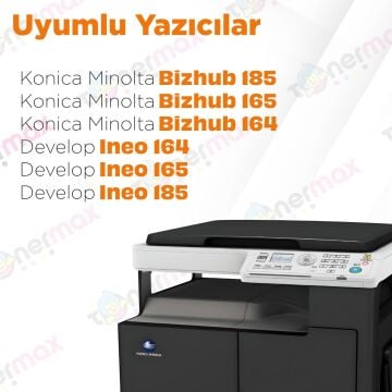 Konica Minolta TN-116 Toner Tozu 250GR./ BizHub 164 / BizHub 165 / BizHub 185