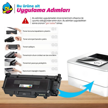 Hp 331A-W1331A Muadil Toner - Çipli 4'lü Paket + 1 Adet W1332A Muadil Drum Ünitesi / LaserJet 408dn / MFP 432fdn