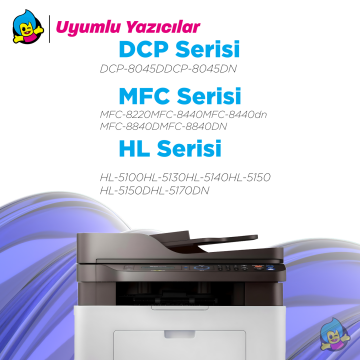 Brother DR-3000 Muadil Drum Ünitesi / DCP-8040 / 8045D / HL-5130 / 5140 / 5170DN / 5150 / MFC8220 / 8440 / 8840