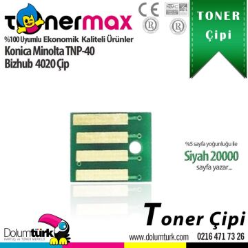 Minolta TNP-40 /Bizhub 4020 Çip