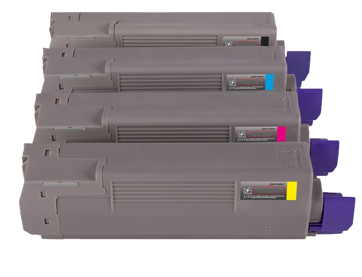 Oki 46490632 C532 Muadil Toner Set / C542 / MC563 / MC573