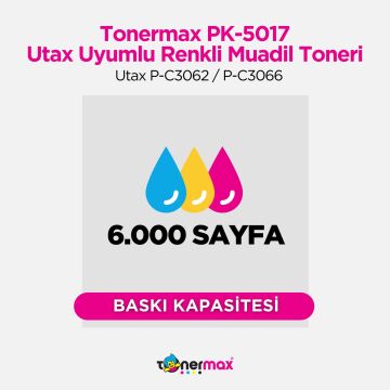 Utax PK-5017 Muadil Toner Kırmızı/ Utax P-C3062 / P-C3066