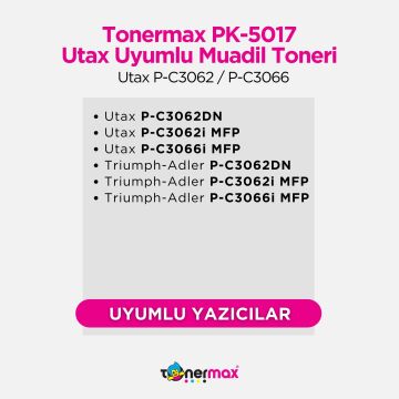 Utax PK-5017 Muadil Toner Kırmızı/ Utax P-C3062 / P-C3066