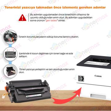 Canon CRG-056L Muadil Toner - Çipsiz / LBP-325dn / LBP-325X / MF-542x / MF-543x / MF-552dw / MF-553dw