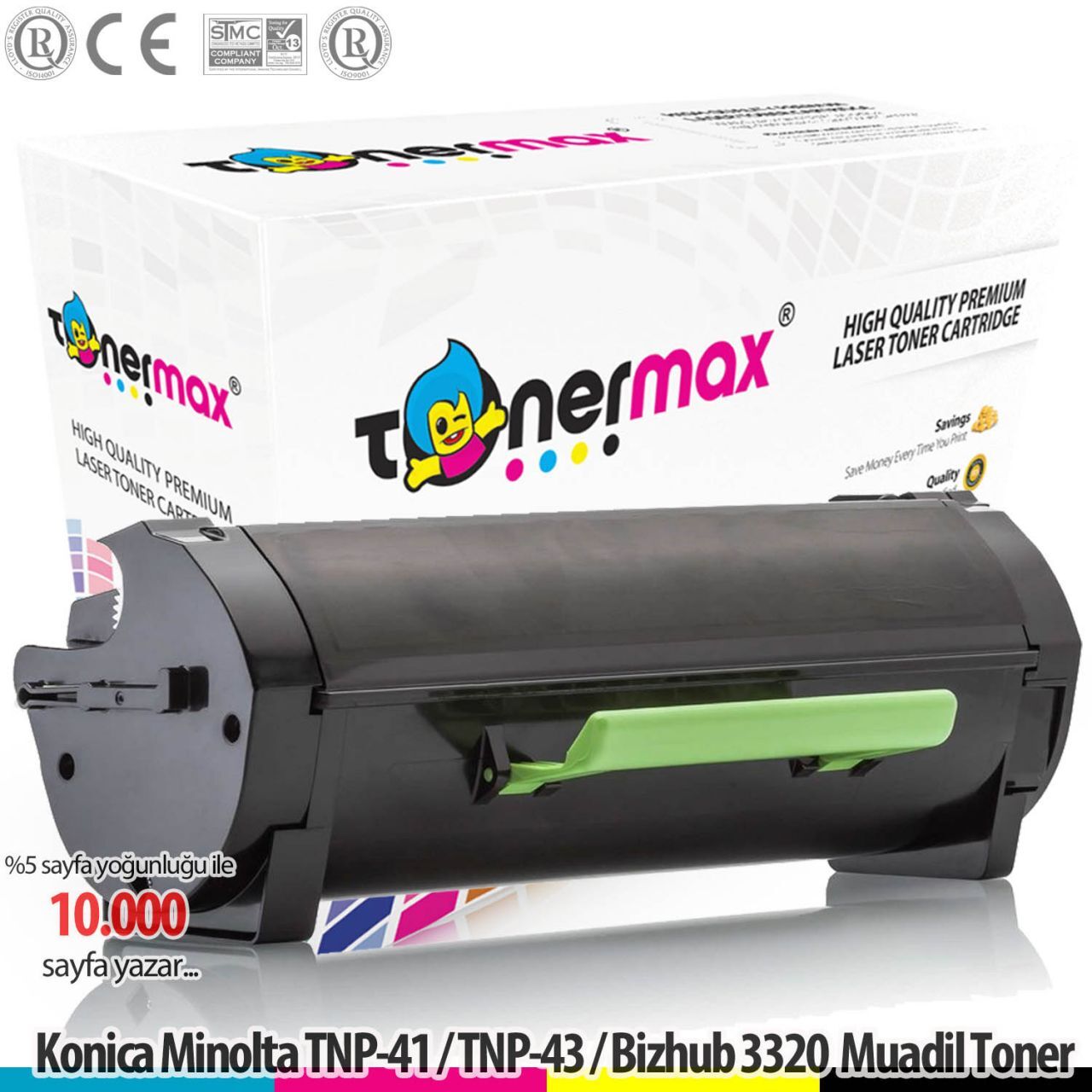 Minolta TNP-41 / TNP-43 Bizhub 3320 Mudil Toner