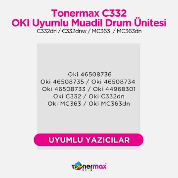Oki C332 / MC363 Muadil Drum Ünitesi
