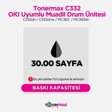 Oki C332 / MC363 Muadil Drum Ünitesi