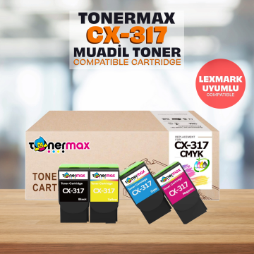 Lexmark CS317 /CS417 /CS517 /CX317 /CX417 /CX517 Set Muadil Toner