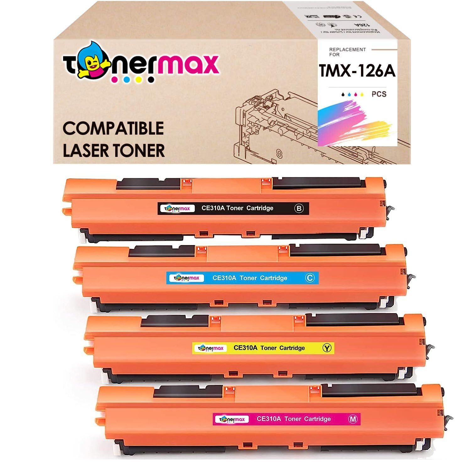 HP 126A / CP1025 / M175 M270 / M275 / CE310A Set Muadil Toneri - Ekonomik