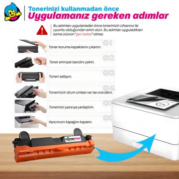 Kyocera TK-1240 / TK-1248 Muadil Toner 6'lı Avantaj Paket / PA2000 / PA2000W MA2000 / MA2000W / PA2001 / MA2001