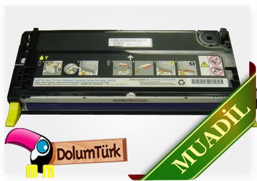 Dell 3110 , 3115 , 3130 Muadil Toner , Sarı  Yüksek Kapasite