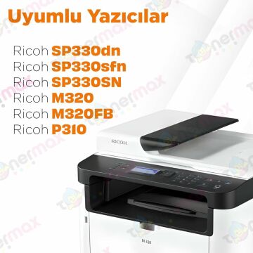 Ricoh SP-330H Toner Tozu 500GR. / M320 / M320FB / P310 / SP330 / SP330DN / SP330SN
