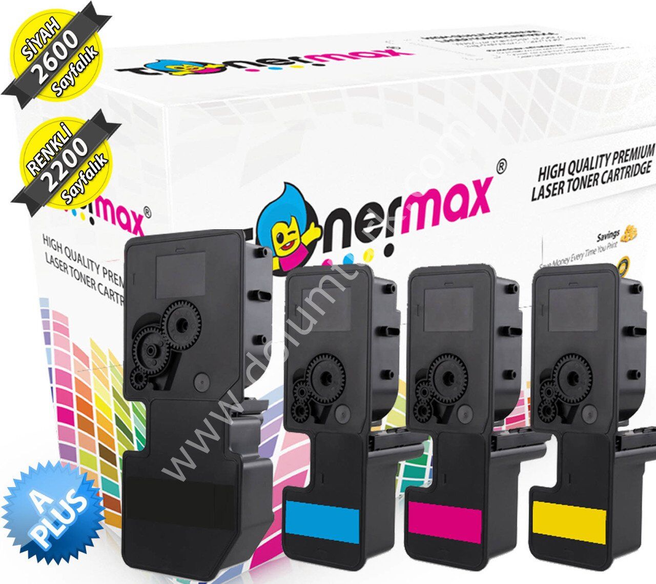 Kyocera TK-5230 Set CMYK A Plus Muadil Toner/ Ecosys M5021 / M5521