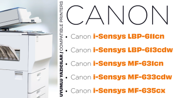 Canon CRG-045H Çip Set/ LBP-611Cn / LBP-613Cdw / MF-631Cn / MF-633Cdw / MF-635Cx