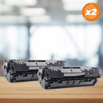 HP 12A / Q2612A Muadil Toner 2'li Paket / 1010/1012i/1015/1018/1020/1022