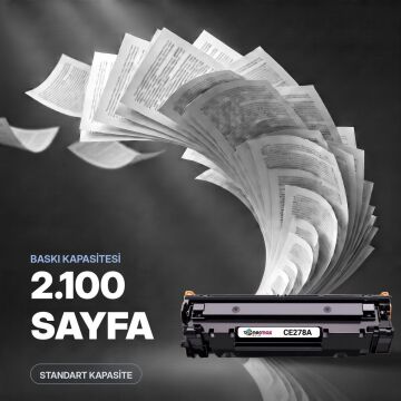 Hp CE278A / P1606 / P1566 / M1536 Muadil Toner - Ekonomik