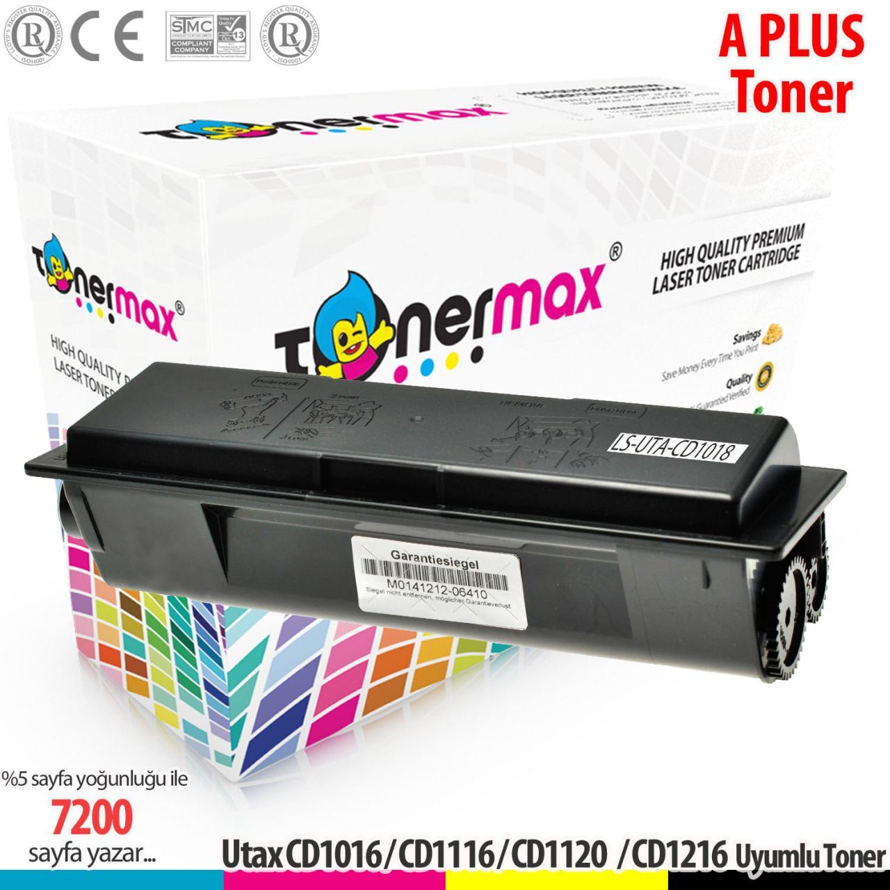 Utax CD1018 / CD1315 /611810015 A Plus Muadil Toneri