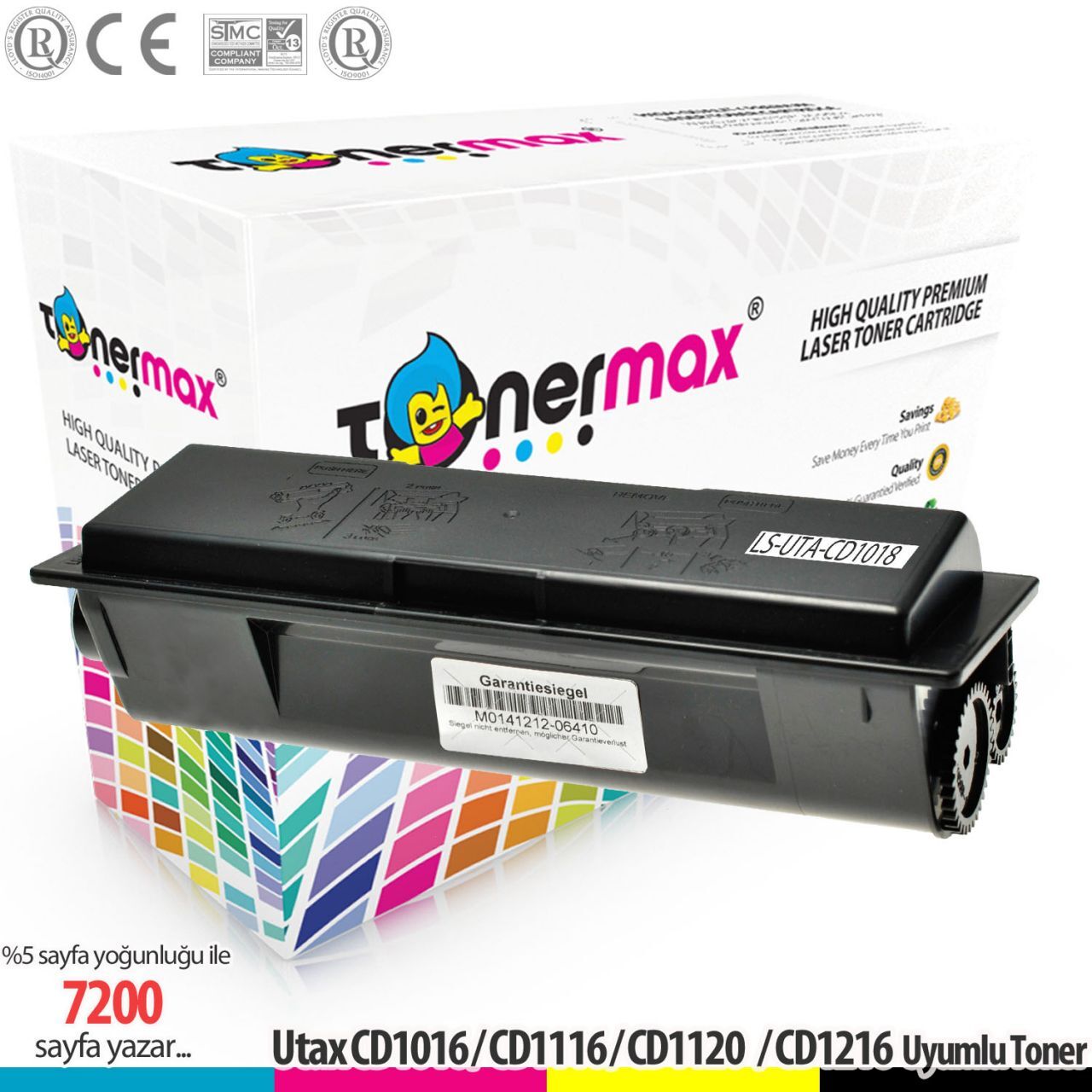 Utax CD1018 / CD1315 /611810015 Muadil Toneri