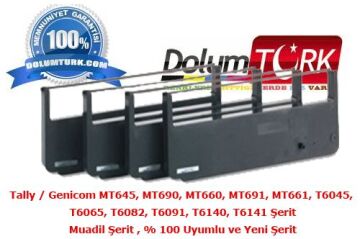 Tally MT-440 MT-1000 Uyumlu Muadil Şerit , % 100 Uyumlı İthal Muadil Şerit