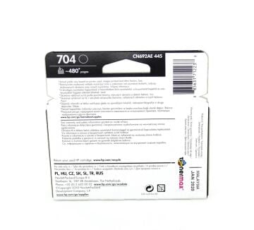 HP 704 CN692A Siyah Orjinal Kartuş/ HP Deskjet 2060 / K110a / J510