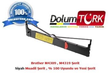 Brother  M4309 - M4319 Şerit Fiyatı ,Siyah Muadil Şerit  % 100 Uyumlu ve Yeni Şerit