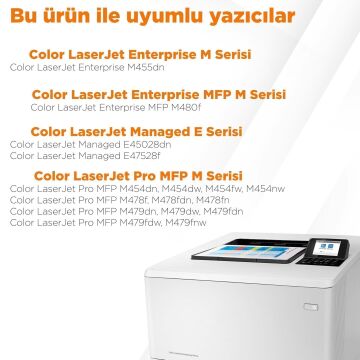 Hp Color LaserJet Pro MFP M479fnw Muadil Toner Takımı - Çipli / W2030A / 415A