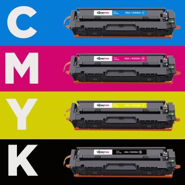 Hp Color LaserJet Pro MFP  M479dn Muadil Toner Takımı - Çipli / W2030A / 415A