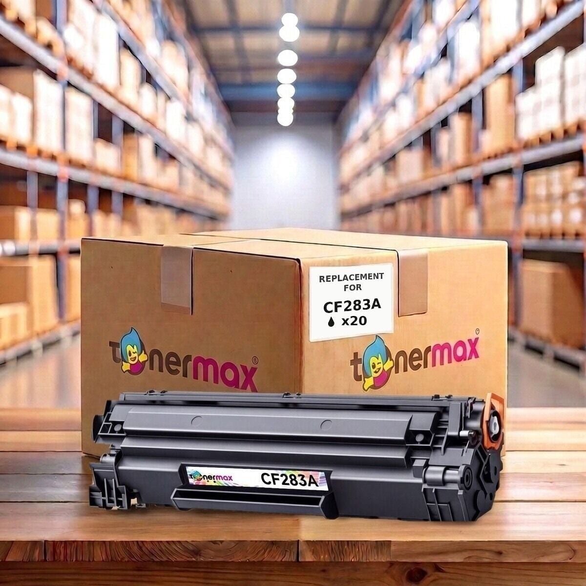 TonerMAX HP 83A CF283A muadil toner 20li koli — depodan ayni gun kargo