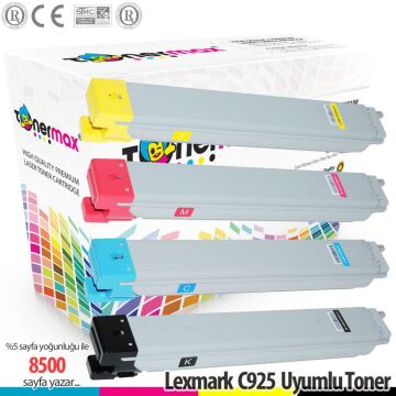 Lexmark C925 / C925DE /C925DTE Set Muadil Toneri