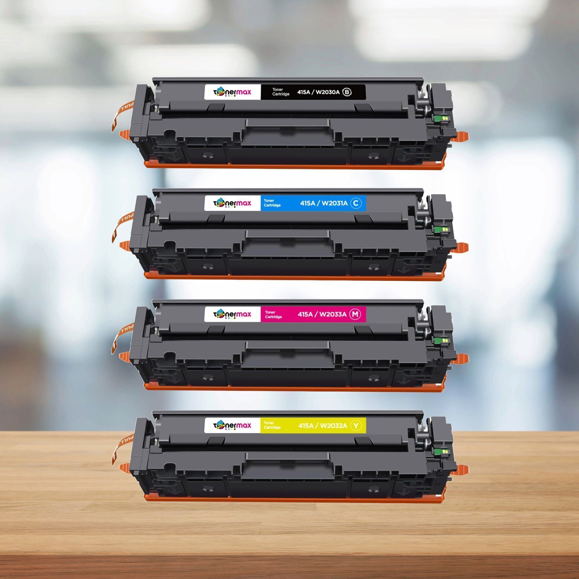 Hp Color LaserJet Pro MFP M454fw Muadil Toner Takımı - Çipli / W2030A / 415A