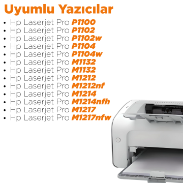 Hp CE285A Muadil Toner 20 Adet 1 Koli