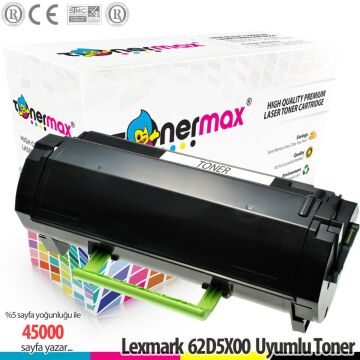 Lexmark 625X / 62D5X00 /MX710 / MX711 / MX810 / MX811 / MX812 A Plus Muadil Toneri 45K