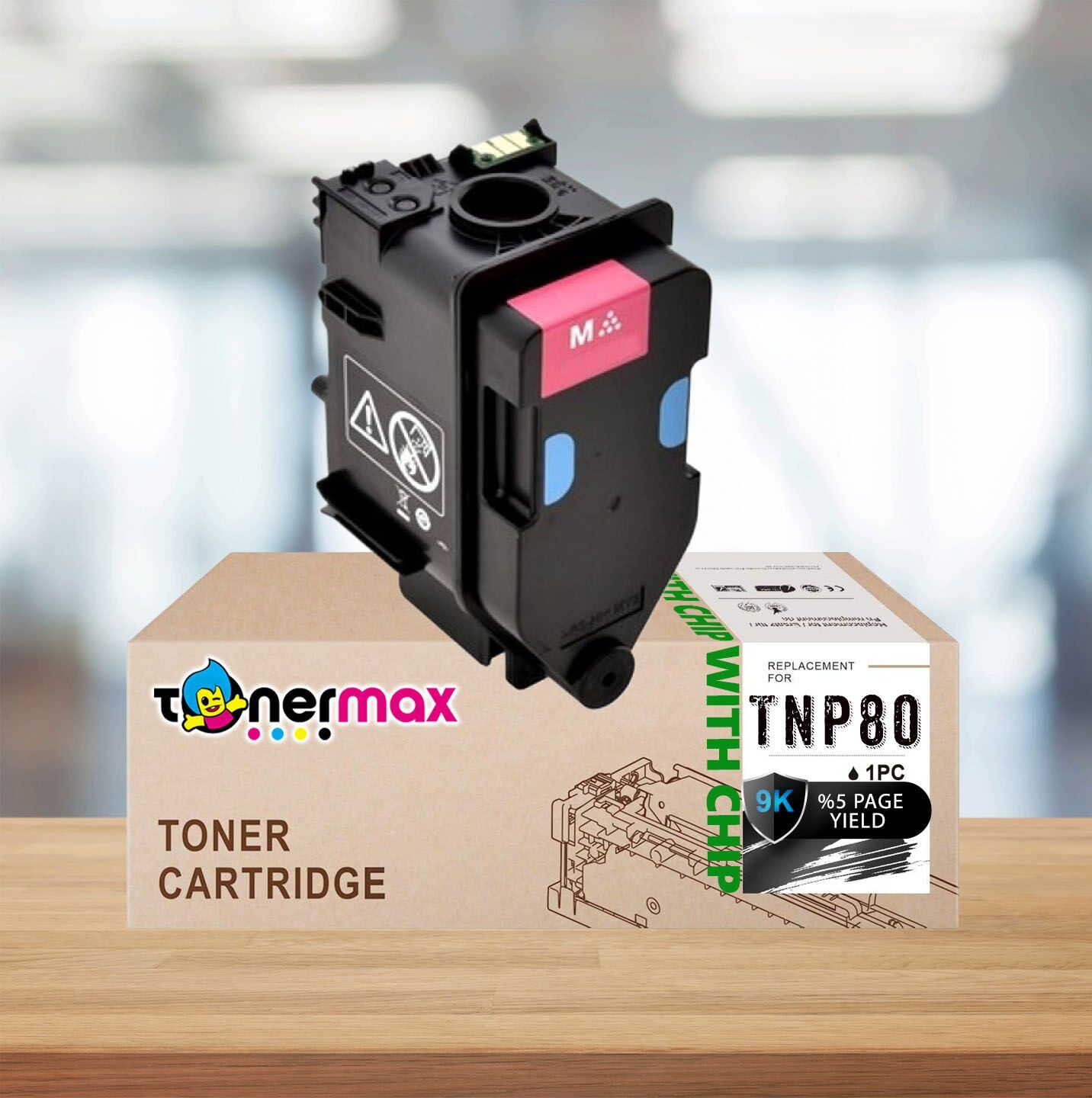 Konica Minolta TNP-80 Muadil Toner Kırmızı Bizhub C3320i