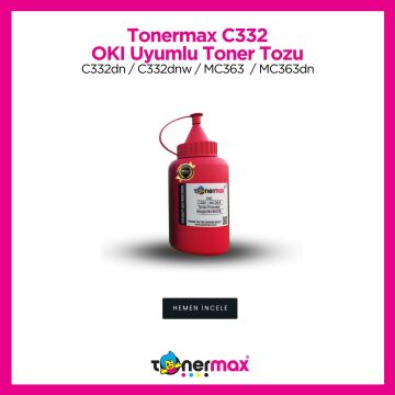 Oki 46508734 Kırmızı Toner Tozu / C332 / MC363