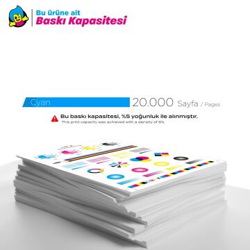 Epson T05A2 - C13T05A200 Orijinal Kartuş Mavi - WorkForce Pro WF-C878 / WF-879