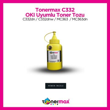 Oki 46508733 Sarı Toner Tozu / C332 / MC363