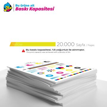 Epson T05A4 - C13T05A400 Orijinal Kartuş Sarı - WorkForce Pro WF-C878 / WF-879