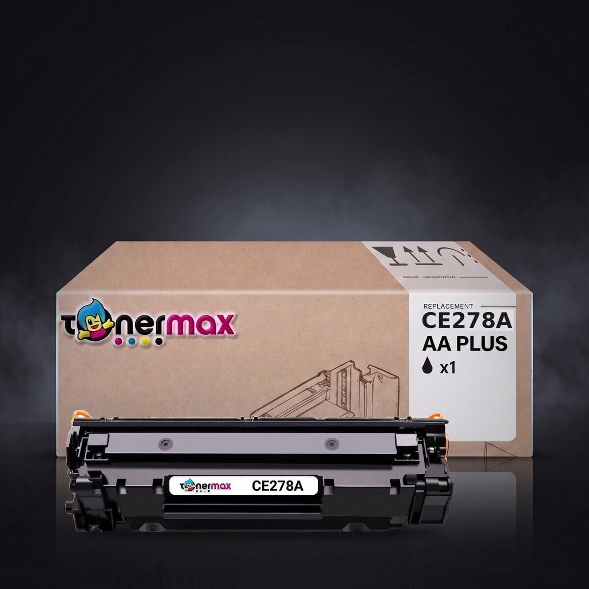 HP CE278A AA Plus muadil toner — en yüksek verimli toz, LaserJet Pro P1566, P1606dn, M1536dnf uyumlu