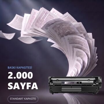 HP 12A / Q2612A Muadil Toner - AA PLUS / 1010/1012i/1015/1018/1020/1022