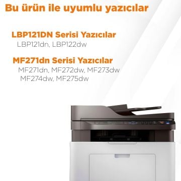 Canon CRG-071 Muadil Toner - Çipli 2'li Avantaj Paket / Canon I-Sensys LBP121dn / LBP122dw / MF271dn / MF272dw / MF273dw / MF274dw / MF275dw