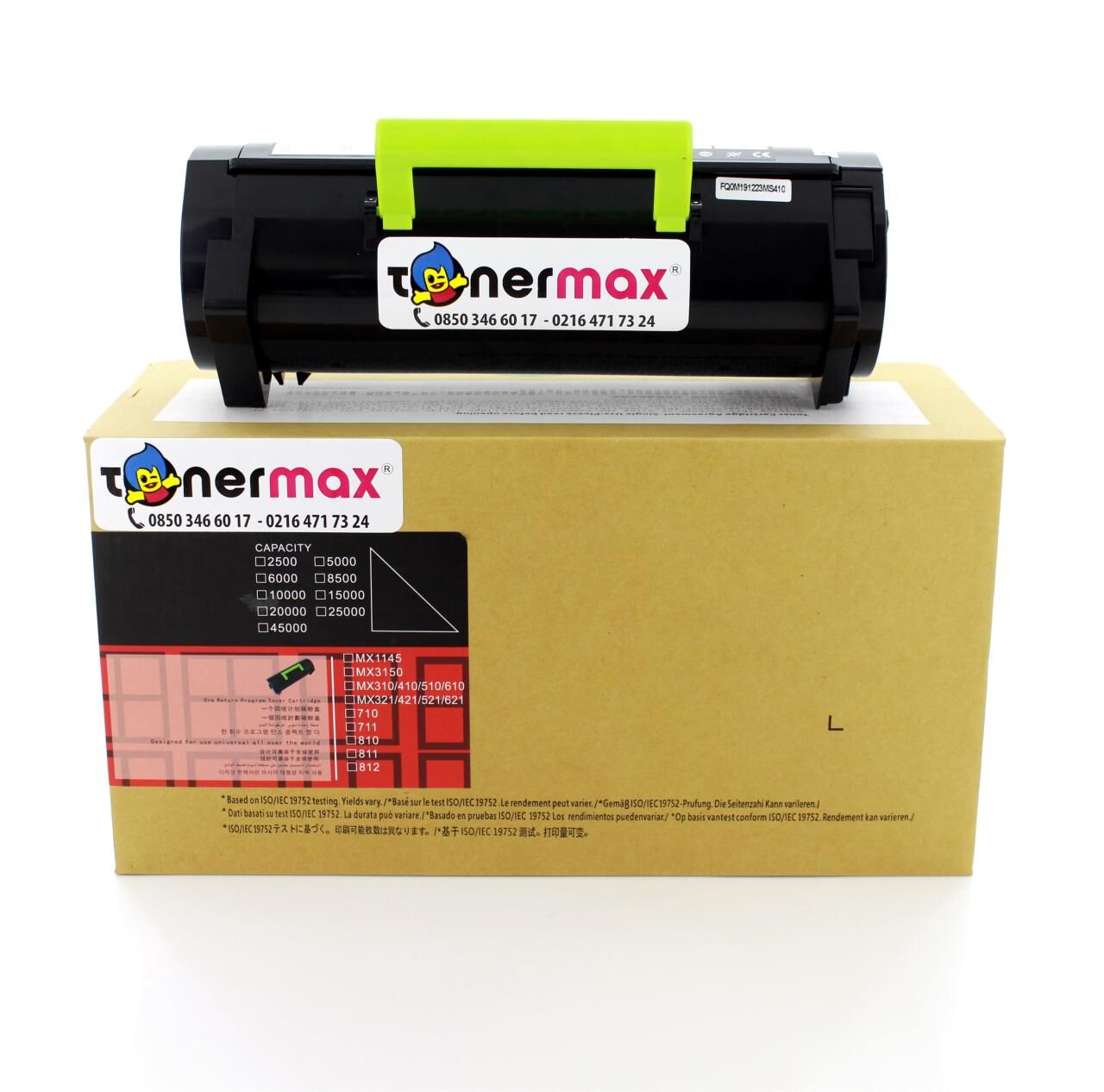 Lexmark 505X / 50F5X00 MS410 / MS510 / MS610 Muadil Toner 10K